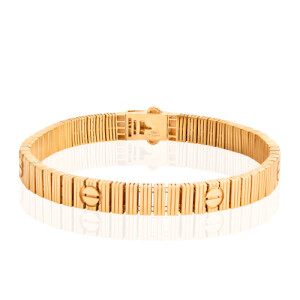 دستبند طلا طرح LOVE کارتیه کد CB665