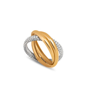 انگشتر طلا طرح کارتیه کد CR888