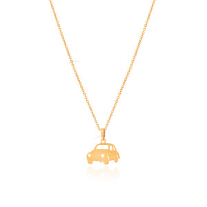 آویز طلا کودک بدون زنجیر طرح ماشین کد KP718